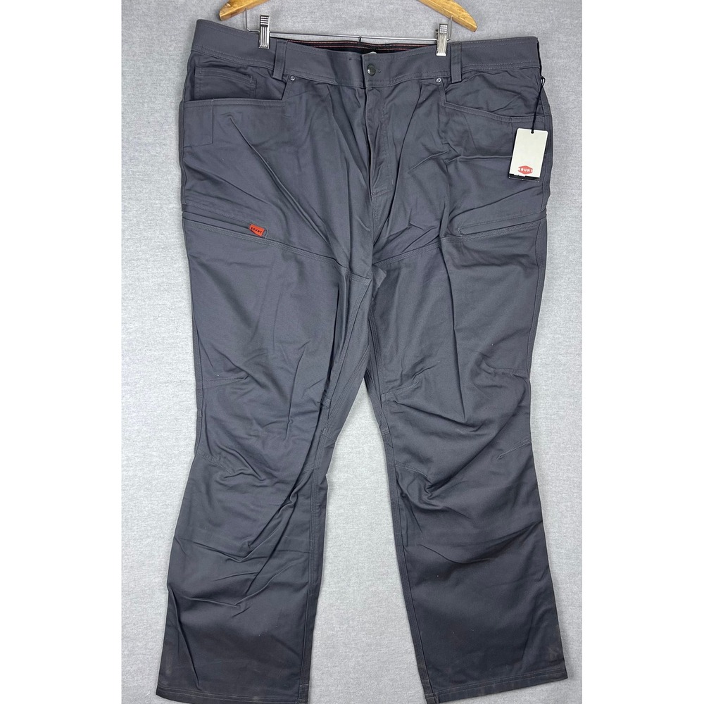 Brunt The Martin Pant Mens 46x34 Charcoal Grey Double Front Work Pants NEW
